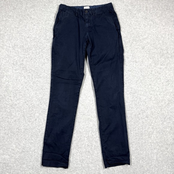 Sunspel Pants Mens 28x32 Chino Straight Stretch Cotton Trouser England 1860 - Picture 1 of 15
